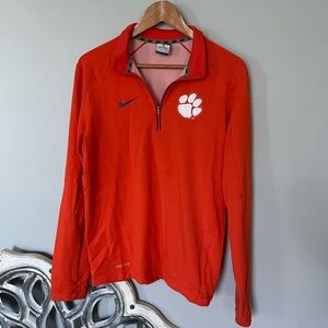 Clemson Nike Quarter-Zip Pullover